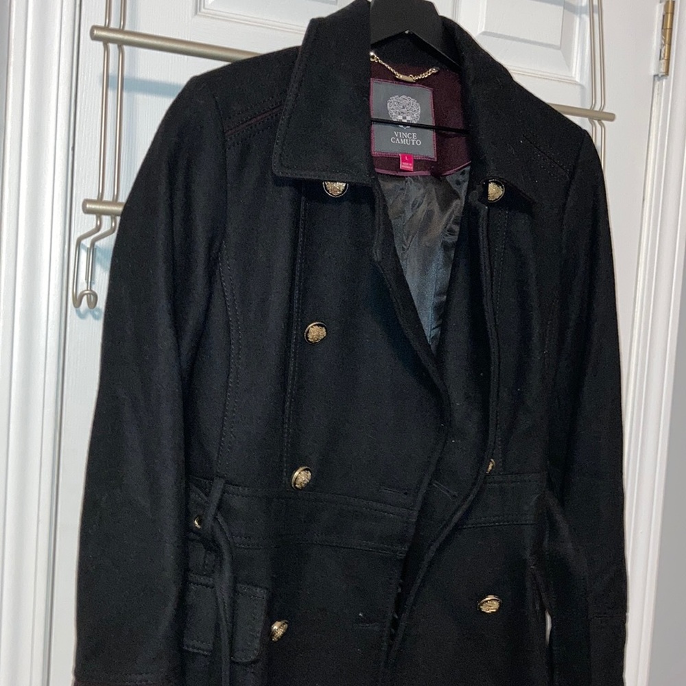 Vince Camuto Wool Military Jacket